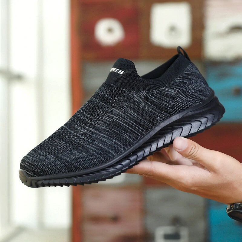 (image for) TENGOO Outdoors Mesh Material Breathable Anti-slip Lightweight Casual Sport shoes for Running Basketball Workout Gym